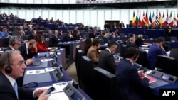 В Европейском парламенте. Страсбург, Франция, 17 декабря 2024 года